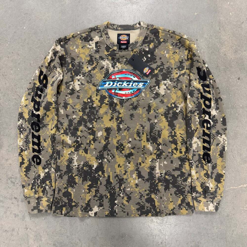 Supreme x Dickies Thermal Digi Camo Long Sleeve Shirt